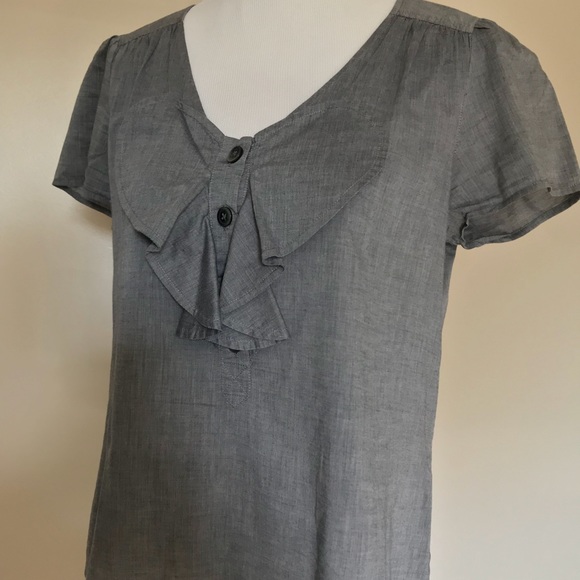 Marc By Marc Jacobs Tops - Marc Jacobs Heart Blouse / Grey